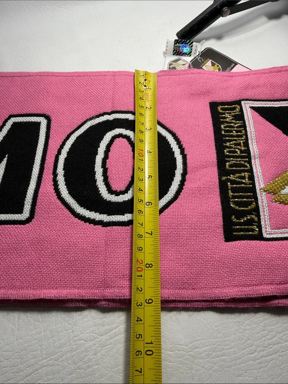 Palermo F.C. Soccer New formerly U.S. Città di Palermo Pink and Blank Scarf